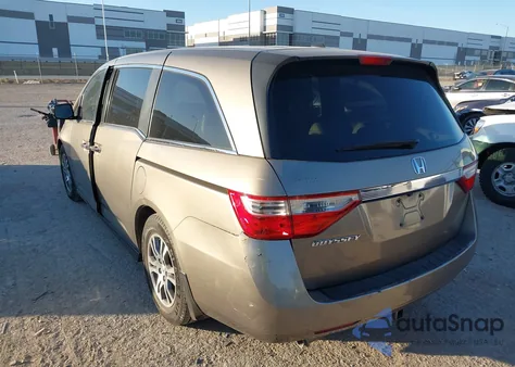 2012 Honda Odyssey Ex-L z USA, uszkodzony, nr VIN 5FNRL5H65CB100380